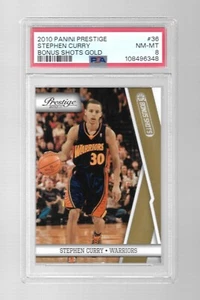 2010-11 Panini Prestige Bonus Shot Stephen Curry Rookie #60/249 PSA 8 - Bild 1 von 2