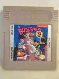 Bugs Bunny Crazy Castle 2 (Nintendo Game Boy, 1991) with Cart, Case, and Cover - Picture 1 of 7