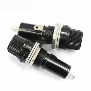 FUSE Fuse Case Holder Chassis Panel Mount For 5x20 6x30mm Glass Tube Fuse Holder - Picture 1 of 5