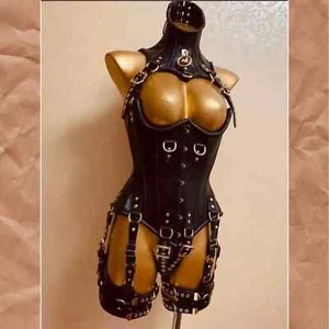 Women's Padded Leather Straitjacket – Heavy Duty BDSM Bondage Restraint Gear - Picture 1 of 1