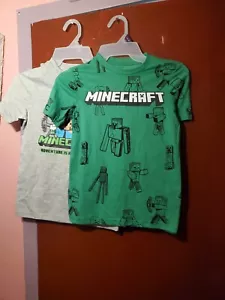 Minecraft Attitude Boys 2 Pack Tees.Choose Size. - Picture 1 of 2