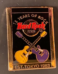 HARD ROCK CAFE TOKYO 15 YEARS ANNIVERSARY PIN - Picture 1 of 1