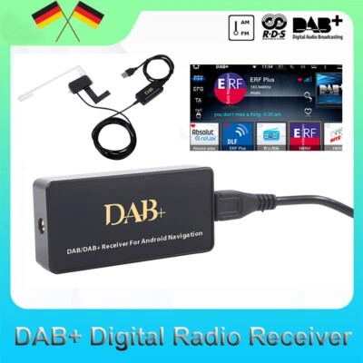 DAB+ Tuner Radio Empfänger Box Für Android Autoradio USB Auto Digital Adapter  - Bild 1 von 4