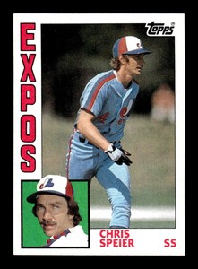 1984 Topps Chris Speier   #678