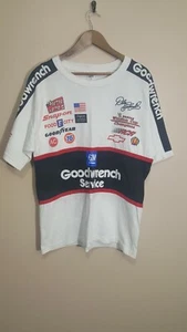 Vintage Dale Earnhardt Nascar Goodwrench T-shirt Size Medium Double Sided - Picture 1 of 5