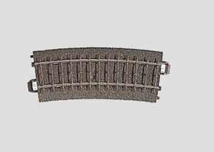 HO Scale Track - 24115 - Märklin C Track - Curved Track - R1 = 360 mm 15° - Picture 1 of 1