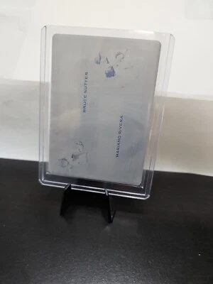 2023 Leaf Superlative Authentic Print Used Plate Bruce Sutter Mariano Rivera - Image 1 of 3