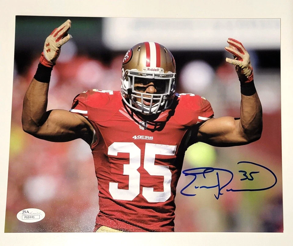 Foto firmada por Eric Reid 8x10 autógrafo de los 49ers de San Francisco JSA P68446 Foto 1 de 1