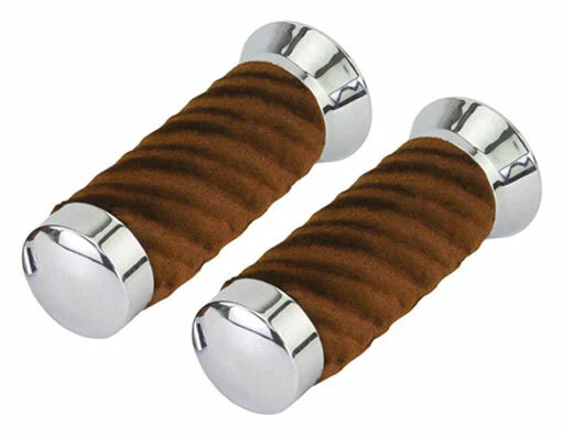 NEW! LOWRIDER 130MM LONG BICYCLE CUSTOM SWIRL VELOUR GRIPS IN MANY COLORS. - Image 1 of 1