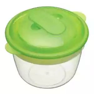 Breakfast Bowl with Stay Cool Pack Food Container with Lid Plastic 13cm x 16cm - Picture 1 of 3