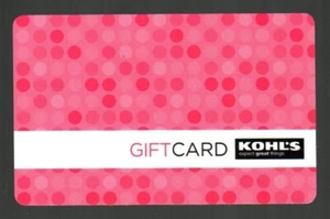 KOHL'S Rows of Pink Dots ( 2005 ) Gift Card ( $0 ) - Picture 1 of 2