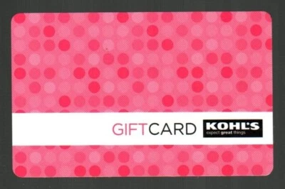KOHL'S Rows of Pink Dots ( 2005 ) Gift Card ( $0 ) - Image 1 of 2