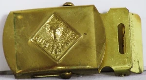 Hebilla de cinturón vintage de latón macizo Boy Scouts of America CUB SCOUTS - Imagen 1 de 2