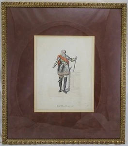 Henry IV Roy de France 1595 Stahlstich 19. Jh. - Bild 1 von 12