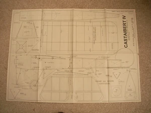 AMI Pläne der Castaibert IV und Northern Line Maßstabs- und Dauermodelle - Bild 1 von 2