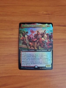 MTG Kamigawa: Neon Dynasty - Risona, Asari Commander (492) Extended Art FOIL - Picture 1 of 2