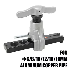 Flaring Tool Kit 45° Eccentric Single Flare for Φ6-19mm Aluminum Copper Pipe - Picture 1 of 8