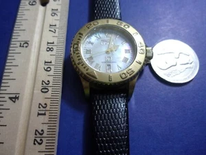 Invicta model 4397 Goldtone Chronograph Mother Of Pearl Dial Women's NEW BATTERY - Picture 1 of 6