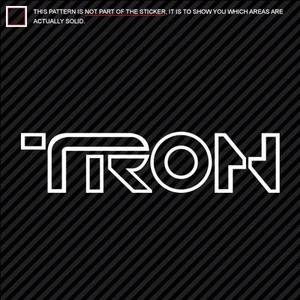 (2) TRON Sticker Decal Die Cut 2010 tron 2 - Picture 1 of 1