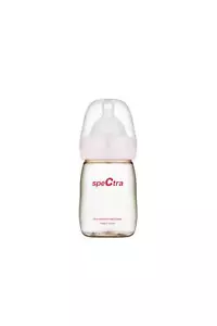 Premium Spectra PPSU Breithals Babyflasche - 1 x 160 ml Flasche mit langsamem Fluss Zitze - Bild 1 von 2
