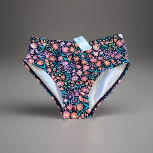 Art Class Girls Kids Pull-On Floral Printed Swimsuit Bottoms Multicolor Medium 8 - Picture 1 of 7
