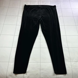 Eileen Fisher Samt Leggings Damen XL schwarz Pull On Stretch Skinny elegant  - Bild 1 von 10