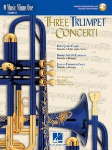 Three Trumpet Concerti Classical Sheet Music Minus One Play-Along Book Audio - Picture 1 of 1