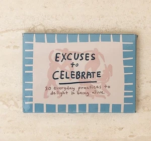 Excuses to Celebrate Card Deck - 30 Everyday Practices ✨NEW + SEALED✨ - Foto 1 di 7