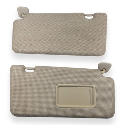 Juego de pares de parasoles laterales para conductor y pasajero Nissan Versa 2007-2011 tela beige Foto 1 de 4