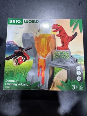 Juego de volcán en erupción dinosaurio brio para niños  Foto 1 de 4