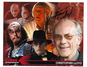 Christopher Lloyd signed photo; collage - Picture 1 of 1