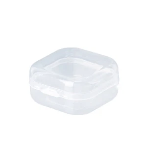 Square Transparent Plastic Jewelry Storage Boxes Beads for Case Container - Picture 1 of 8