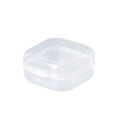 Square Transparent Plastic Jewelry Storage Boxes Beads for Case Container - Image 1 of 4