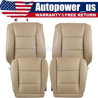 Front Replacement Leather Seat Cover Tan For 1998 1999 2000 Toyota Land Cruiser Foto 1 de 4