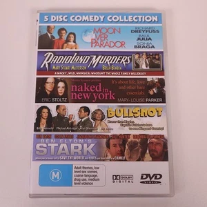 5 Disc Comedy Collection DVD Stark, Bullshot, Naked In New York, Radioland... - Picture 1 of 4