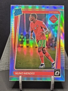 2021 Donruss Optic Rated Rookie Silver Holo Prizm Nuno Mendes RC #192 Portugal - Picture 1 of 2