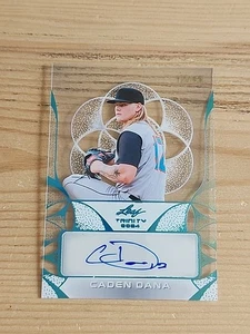 2024 Leaf Baseball Trinity Caden Dana Auto Platinum #12/49 #BA-CD1 Angels  - Bild 1 von 3