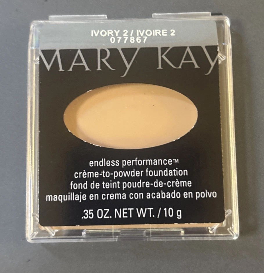 MARY KAY Ivory 2 ENDLESS PERFORMANCE CREME-TO-POWDER FOUNDATION Discontinued - Image 1 of 1
