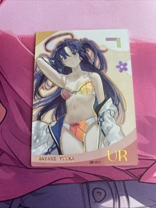 Tarjeta de papel aluminio rara WAIFU Goddess Of Power Hayase Yuuka UR. Sexy Anime Girl Story - Imagen 1 de 1