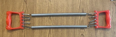 Vintage Spring Chest Pull Resistance Exercise Workout USA - Image 1 of 4