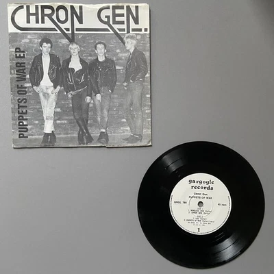 CHRON GEN Puppets Of War EP 1981 Gargoyle Records (2nd PRESS of Only 500) NM/EX - Image 1 of 3