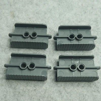 Lego Technic 41753 suporte de pulseira de borracha cinza azulado escuro Qtd. 4 com furos - Imagem 1 de 4