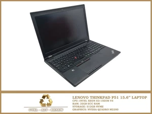 Lenovo ThinkPad P51 Xeon E3-1505M V6 / 32GB / 512GB NVMe / Quadro M2200 / Win11 - Picture 1 of 6