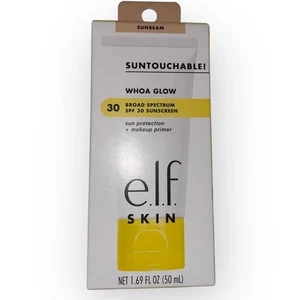 e.l.f. Skin Suntouchable Whoa Glow Sunscreen - SPF 30 - 1.7 fl oz NIB Exp 01/26 - Picture 1 of 3
