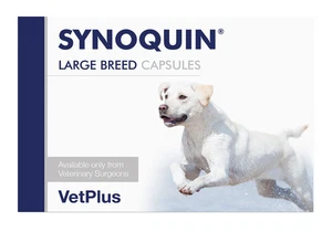 FREE Royal Mail Service - VETPLUS Synoquin Dog - Large Breed - 120 Capsules - Picture 1 of 1