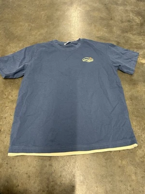 ELFRIC EDEN T Shirt Mens Large Short Sleeve Tee Blue Legalize Bannabish - Image 1 of 4