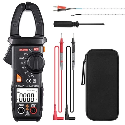 Advanced Digital Clamp Multimeter Auto-Ranging TRMS 6000 Count NCV Backlight - Image 1 of 4
