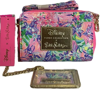 全新 Lilly Pulitzer 迪士尼公园 梦想 粉色 斜挎包 米妮城堡 Daisy — 第 1/3 张图片
