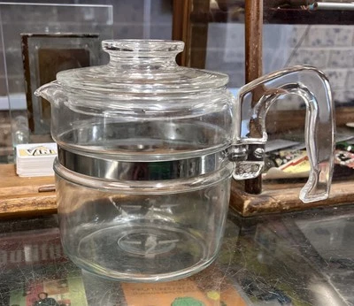Vintage PYREX  Glass 4 Cup Coffee Pot - image 1 of 4