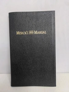 MERCK'S 1899 MANUAL of the Materia Medica 100th Anniversary Reprint 1st Edition - Picture 1 of 2